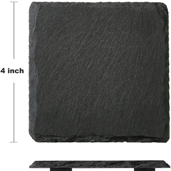 Set of 4 Harry Potter House Banner Slate Coasters - Laser Engraved - Picture 2 of 5